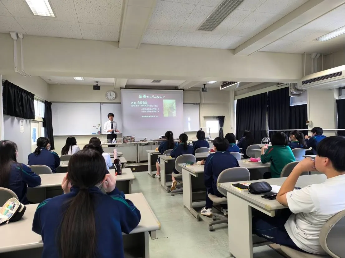私の母校、千葉県立八街高等学校様にて